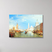 William Turner - Venetië, Dogana & San Giorgio Canvas Afdruk (Voorkant)