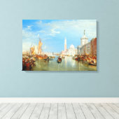 William Turner - Venetië, Dogana & San Giorgio Canvas Afdruk (Insitu (Houten vloer))