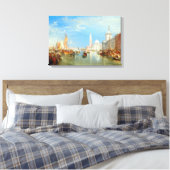 William Turner - Venetië, Dogana & San Giorgio Canvas Afdruk (Insitu (Slaapkamer))