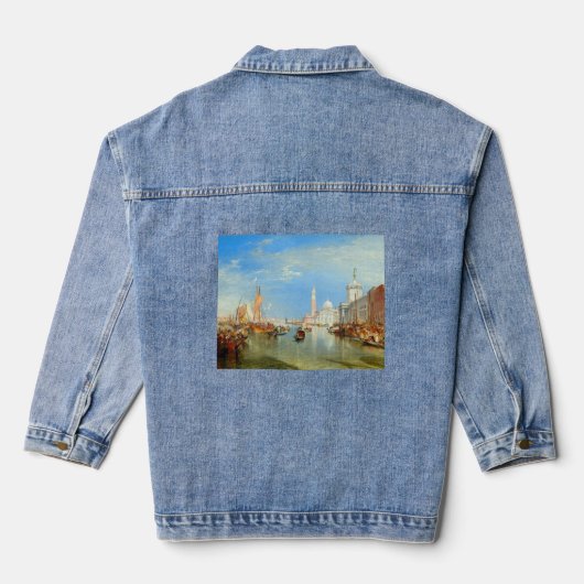 William Turner - Venetië, Dogana & San Giorgio Denim Jacket (Achterkant)