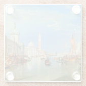 William Turner - Venetië, Dogana & San Giorgio Glazen Onderzetter (Achterkant)