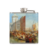 William Turner - Venetië, Dogana & San Giorgio Heupfles (Achterkant)