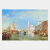 William Turner - Venetië, Dogana & San Giorgio Inpakpapier Vel (Voorkant 3)