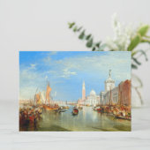 William Turner - Venetië, Dogana & San Giorgio Kaart (Staand voorkant)