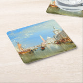 William Turner - Venetië, Dogana & San Giorgio Kartonnen Onderzetters (Schuin)