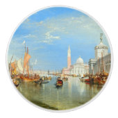 William Turner - Venetië, Dogana & San Giorgio Keramische Knop (Voorkant)