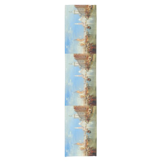 William Turner - Venetië, Dogana & San Giorgio Korte Tafelloper (Voorkant)