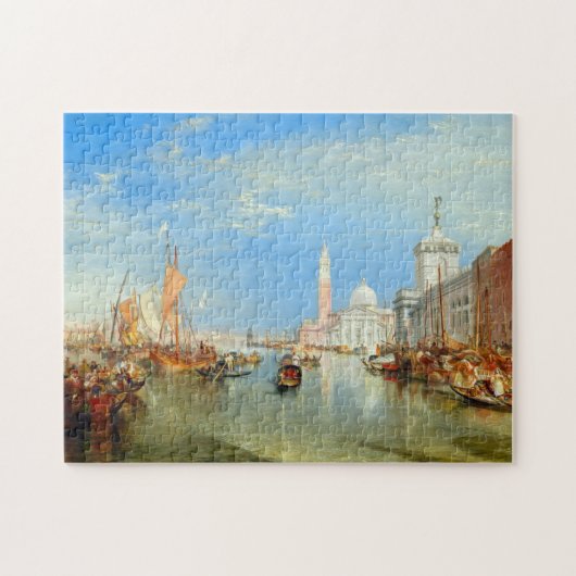 William Turner - Venetië, Dogana & San Giorgio Legpuzzel (Horizontaal)