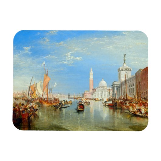 William Turner - Venetië, Dogana & San Giorgio Magneet (Horizontaal)