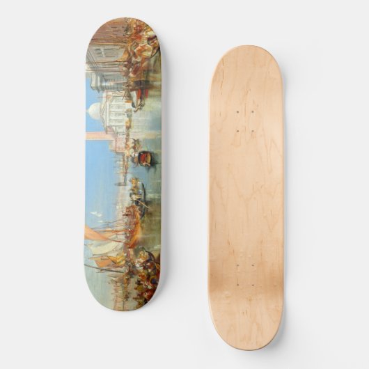 William Turner - Venetië, Dogana & San Giorgio Persoonlijk Skateboard (Voorkant)