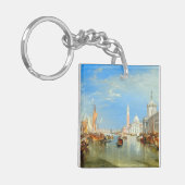 William Turner - Venetië, Dogana & San Giorgio Sleutelhanger (Voorkant Links)