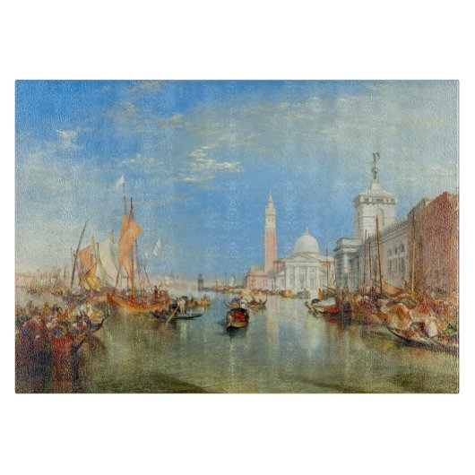 William Turner - Venetië, Dogana & San Giorgio Snijplank (Voorkant)