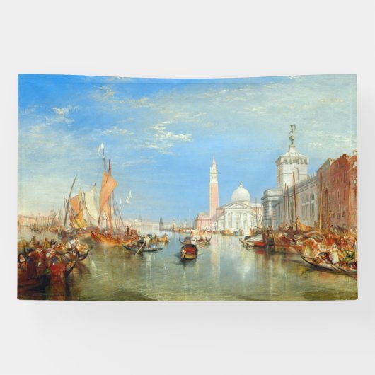 William Turner - Venetië, Dogana & San Giorgio Spandoek (Horizontaal)