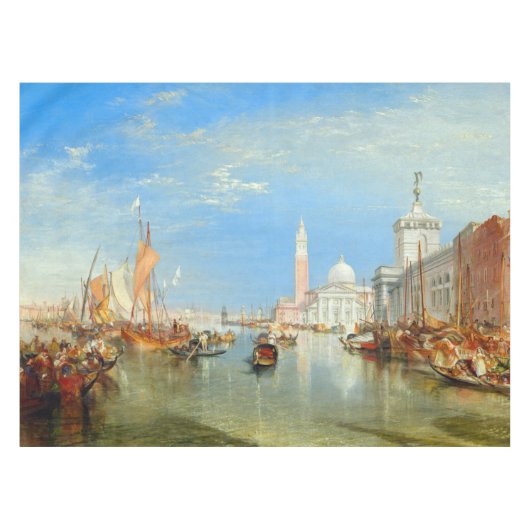 William Turner - Venetië, Dogana & San Giorgio Tafelkleed (Voorkant (Horizontaal))