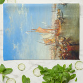 William Turner - Venetië, Dogana & San Giorgio Theedoek (Gevouwen)