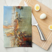 William Turner - Venetië, Dogana & San Giorgio Theedoek (Quarter Fold)