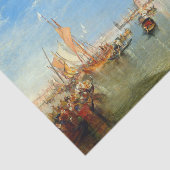 William Turner - Venetië, Dogana & San Giorgio Tissuepapier (Detail)