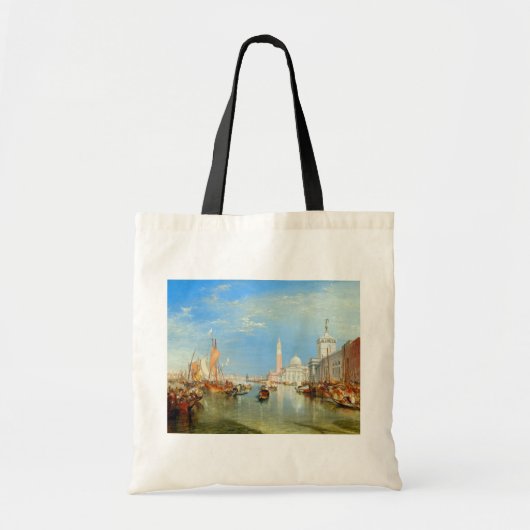 William Turner - Venetië, Dogana & San Giorgio Tote Bag (Voorkant)