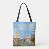 William Turner - Venetië, Dogana & San Giorgio Tote Bag (Achterkant)