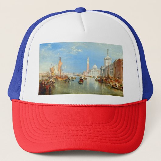 William Turner - Venetië, Dogana & San Giorgio Trucker Pet (Voorkant)