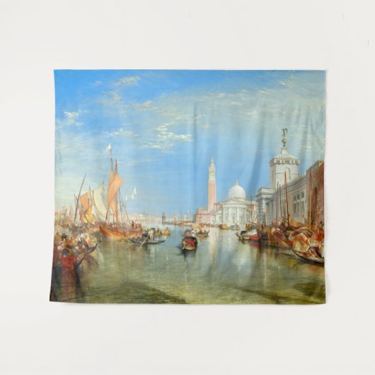 William Turner - Venetië, Dogana & San Giorgio Wandkleed (Voorkant (horizontaal))