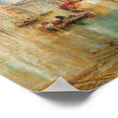 William Turner - Venetië Porch Madonna della Salut Poster (Hoek)