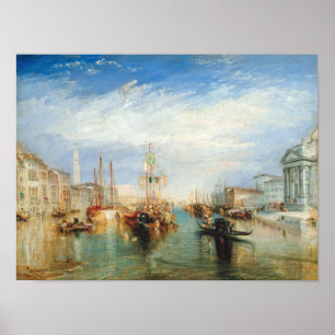 William Turner - Venetië Porch Madonna della Salut Poster