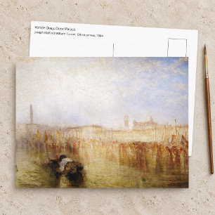 William Turner - Venetië Quay, Dogepaleis Briefkaart