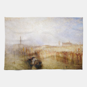 William Turner - Venetië Quay, Dogepaleis Theedoek