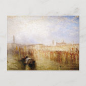 William Turner - Venice Quay, Ducal Palace Briefkaart (Voorkant)