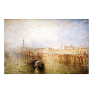 William Turner - Venice Quay, Ducal Palace Foto Afdruk