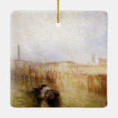 William Turner - Venice Quay, Ducal Palace Keramisch Ornament (Achterkant)