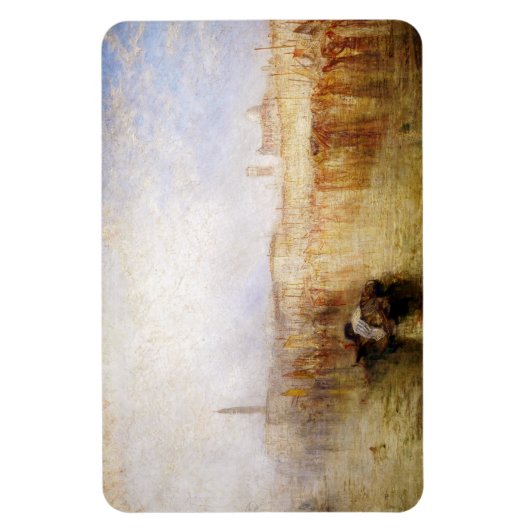 William Turner - Venice Quay, Ducal Palace Magneet (Verticaal)