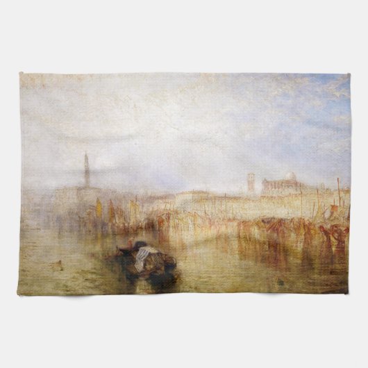 William Turner - Venice Quay, Ducal Palace Theedoek (Horizontaal)