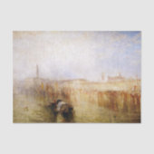 William Turner - Venice Quay, Ducal Palace Tissuepapier (Voorkant)