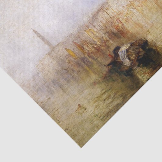 William Turner - Venice Quay, Ducal Palace Tissuepapier (Detail)