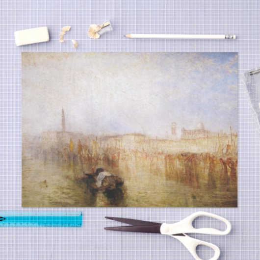 William Turner - Venice Quay, Ducal Palace Tissuepapier (Craft)