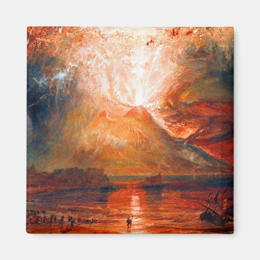 William Turner Vesuvius Eruption Magneet (Voorkant)