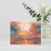 William Turner Vesuvius in Eruption Waterscape art Briefkaart (Staand voorkant)