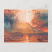 William Turner Vesuvius in Eruption Waterscape art Briefkaart (Voorkant)