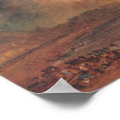 William Turner Vesuvius in Eruption Waterscape art Poster (Hoek)