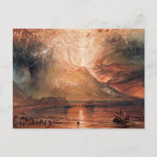 William Turner - Vesuvius in uitbarsting Briefkaart (Voorkant)