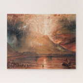 William Turner - Vesuvius in uitbarsting Legpuzzel (Horizontaal)