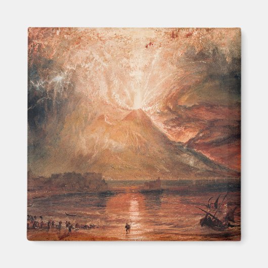 William Turner - Vesuvius in uitbarsting Magneet (Voorkant)