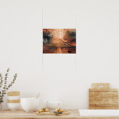 William Turner - Vesuvius in uitbarsting Poster (Keuken)