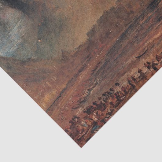 William Turner - Vesuvius in uitbarsting Tissuepapier (Detail)