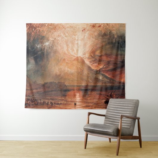 William Turner - Vesuvius in uitbarsting Wandkleed (In Situ (horizontaal))
