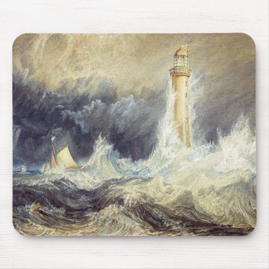 William Turner - Vuurtoren Bell Rock Muismat (Voorkant)