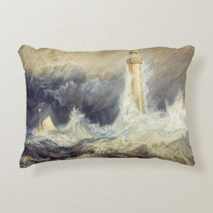 William Turner - Vuurtoren van Bell Rock Accent Kussen