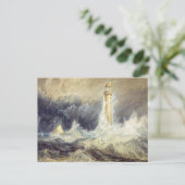 William Turner - Vuurtoren van Bell Rock Briefkaart (Staand voorkant)